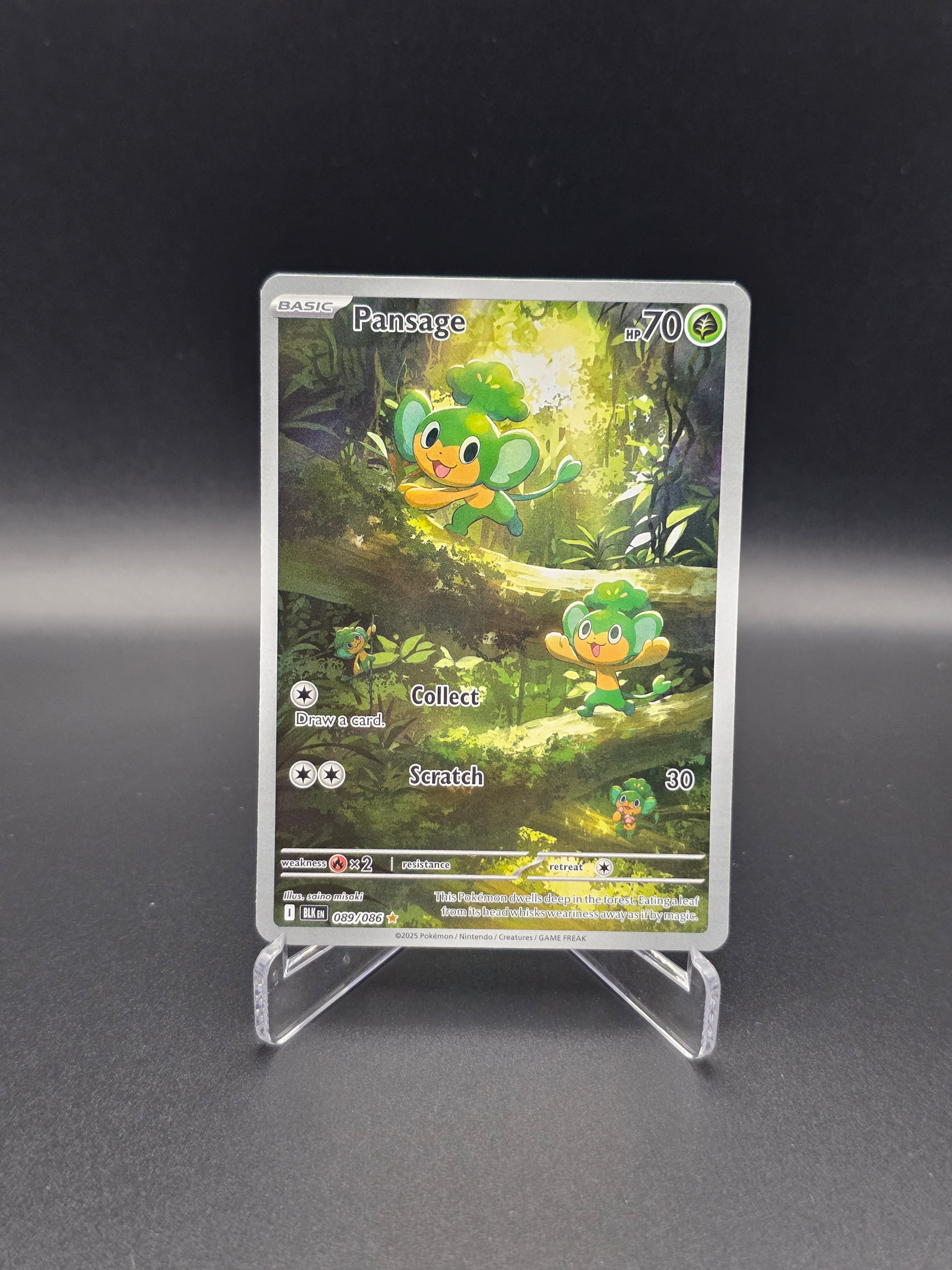 Pansage - BLK - 089/086 - NM