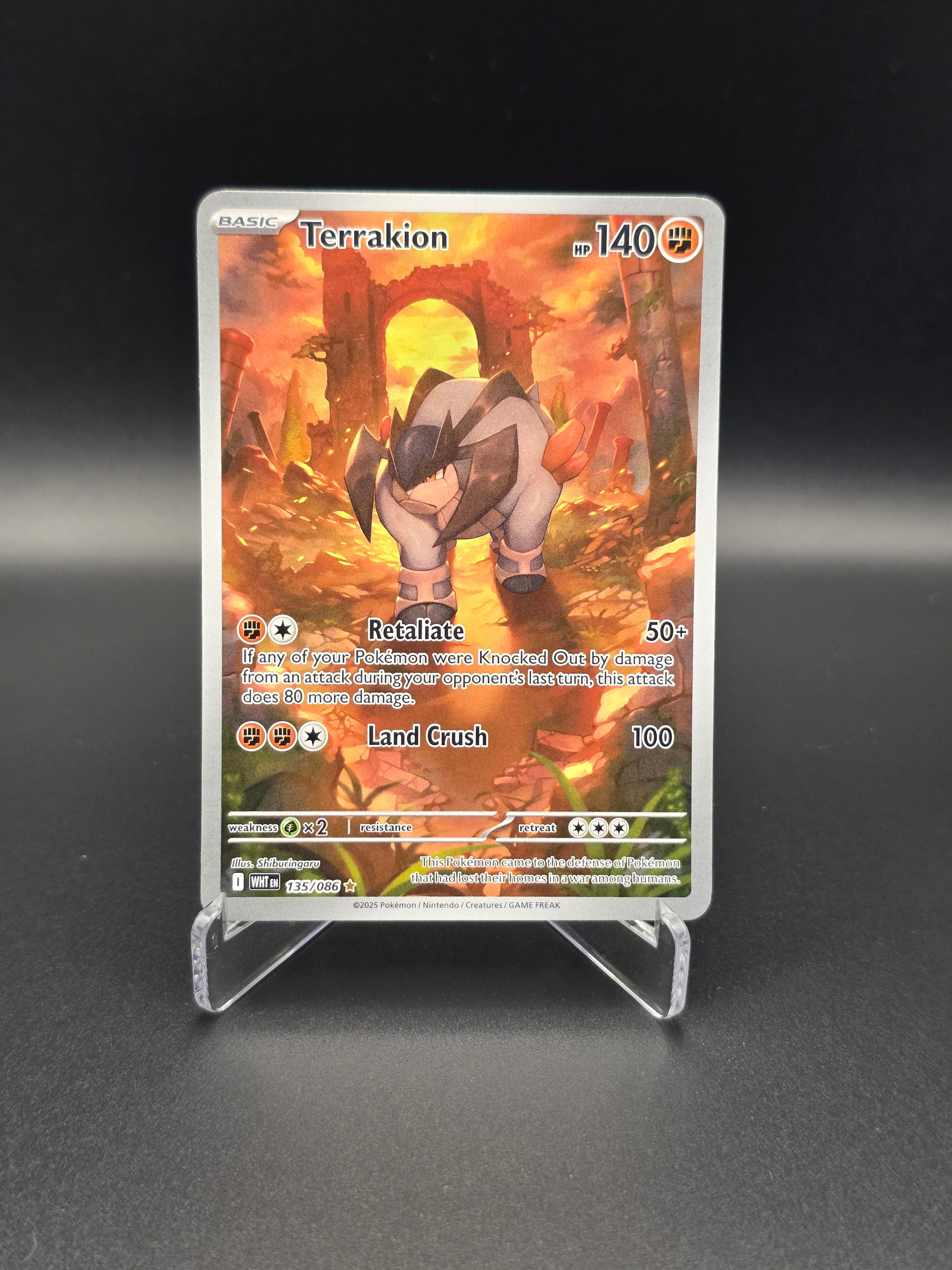 Terrakion - WHT - 135/086 - NM